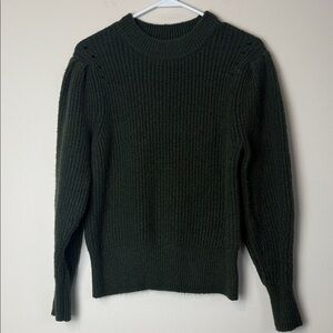 A New Day Dark Olive Green Knit Sweater Size L